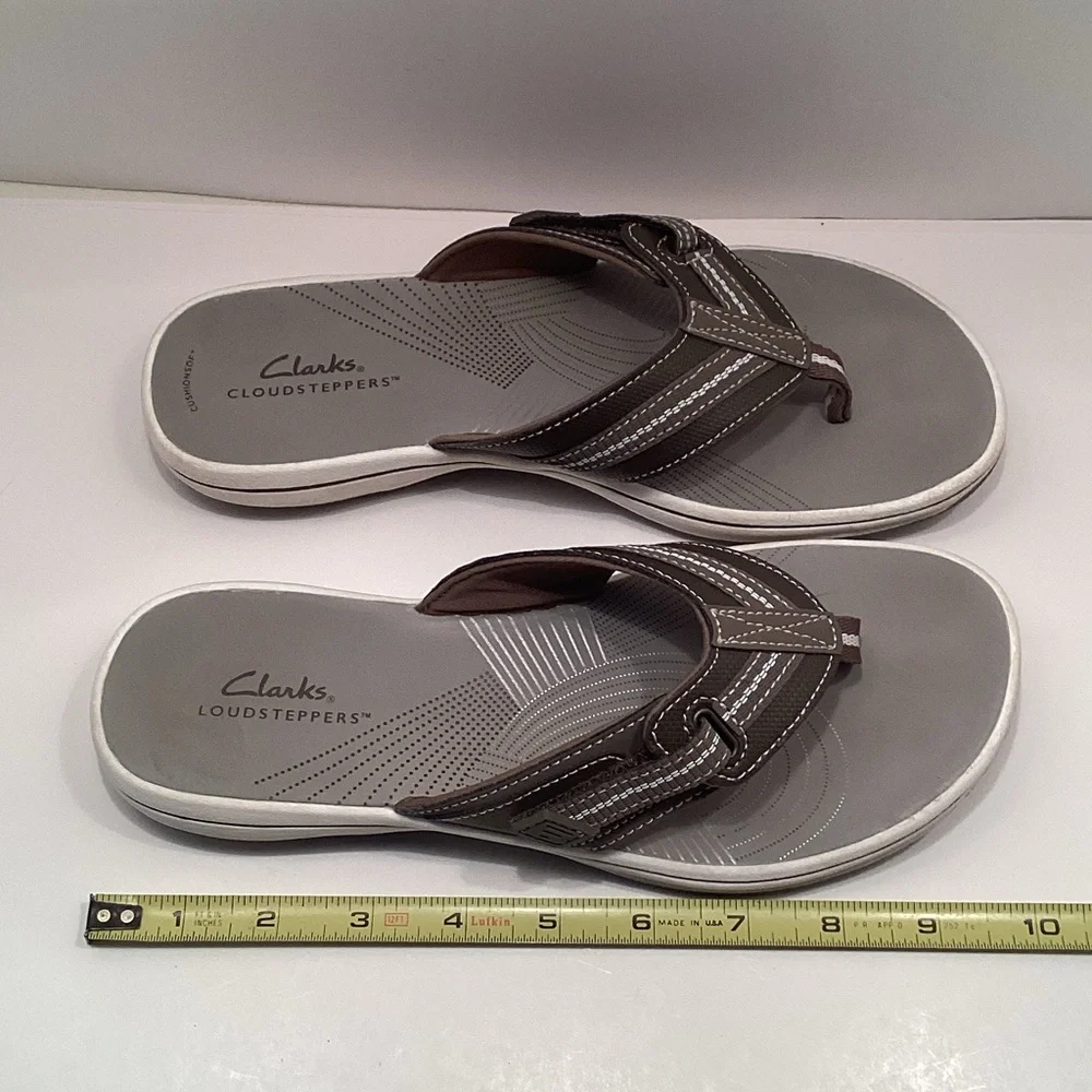 Clarks Cloudsteppers size 7 Dark Brown Sandals. NEW. (A3) - Picture 7 of 10